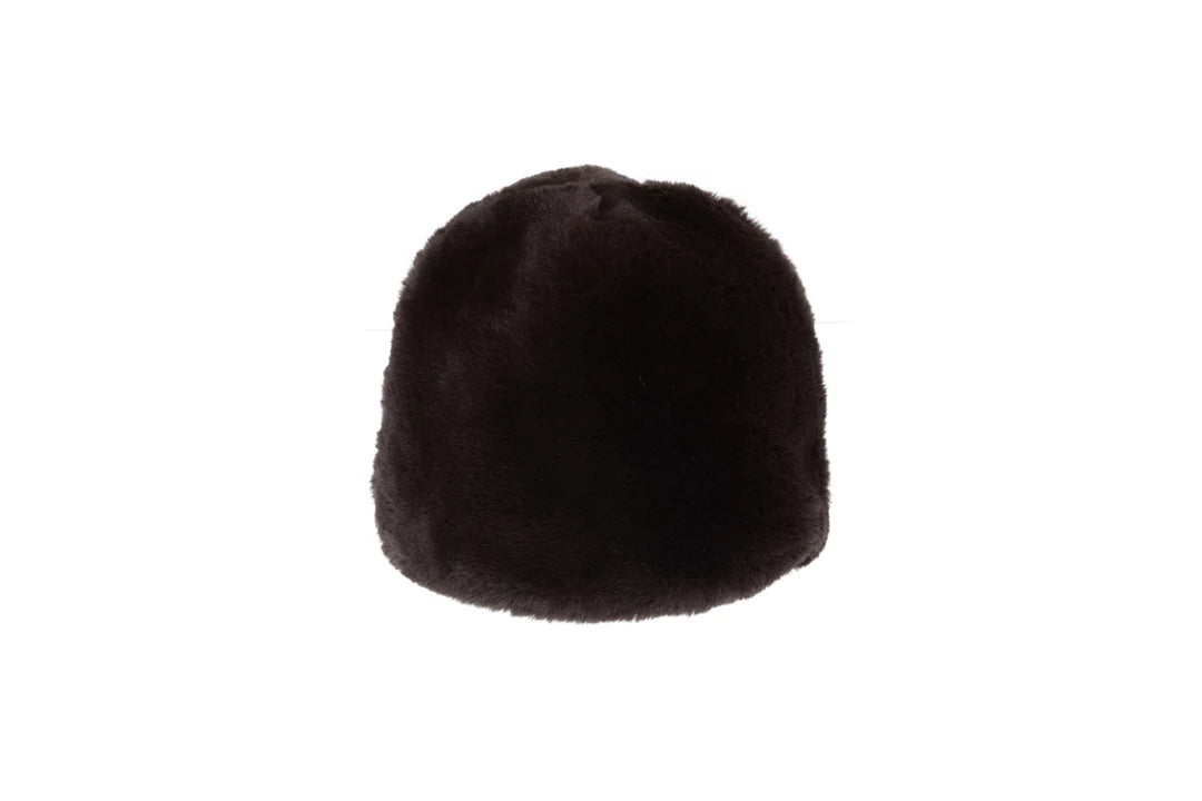 CLYDE FAUX FUR TOQUE IN MINK