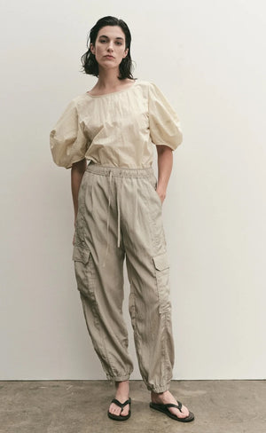 MIJEONG PARK LIGHTWEIGHT CARGO PANTS IN MINT