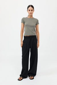 ST. AGNI TEE IN SMOKEY OLIVE