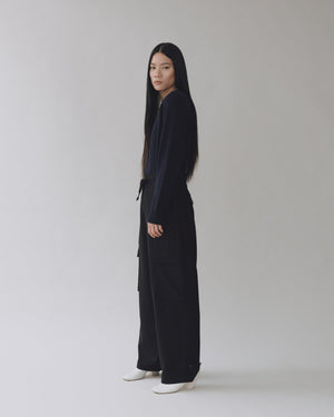 MIJEONG PARK WIDE LEG CARGO PANT