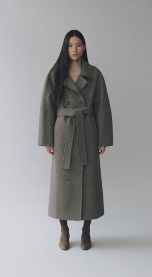 MIJEONG PARK HANDMADE LONG WOOL COAT