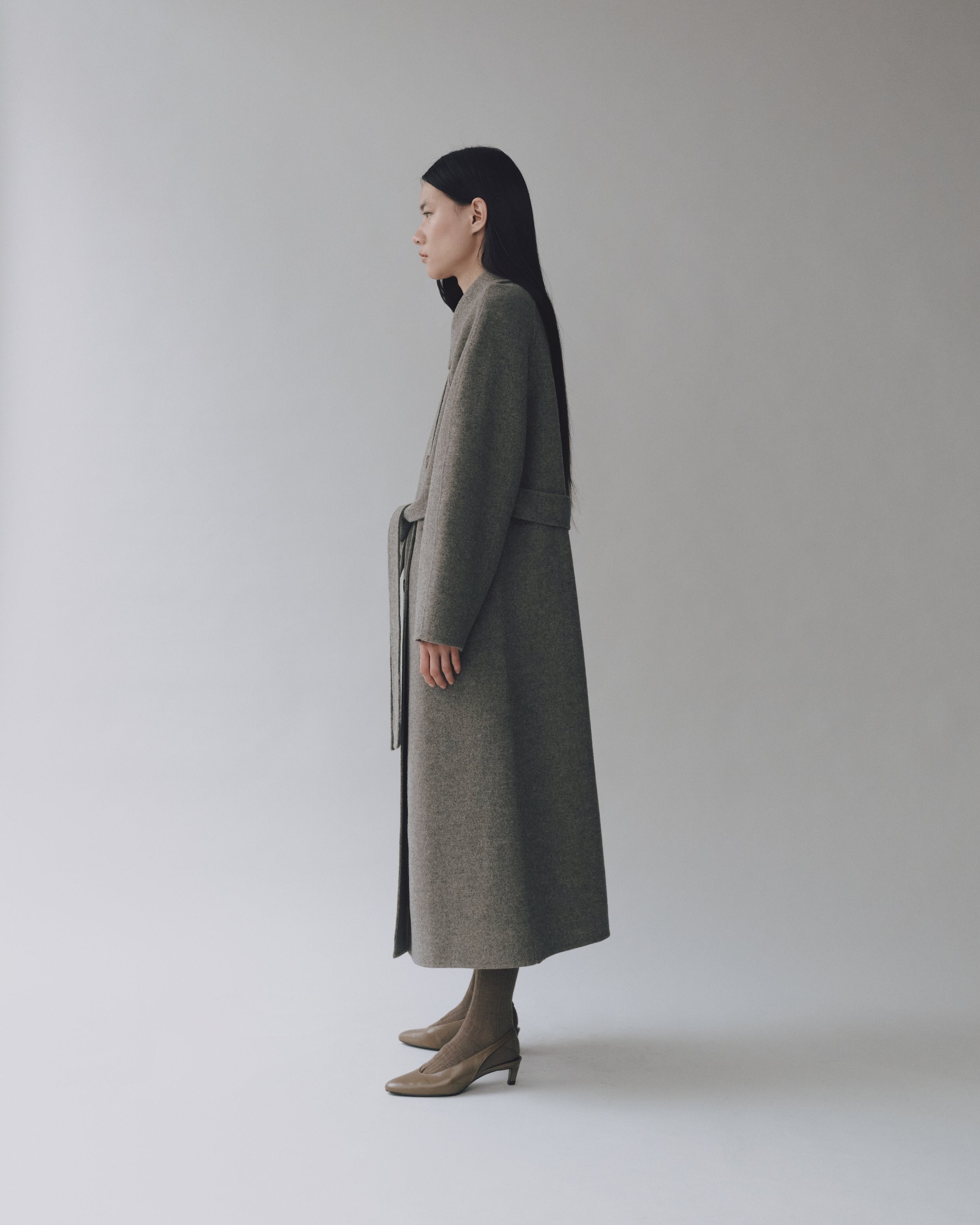 MIJEONG PARK HANDMADE LONG WOOL COAT