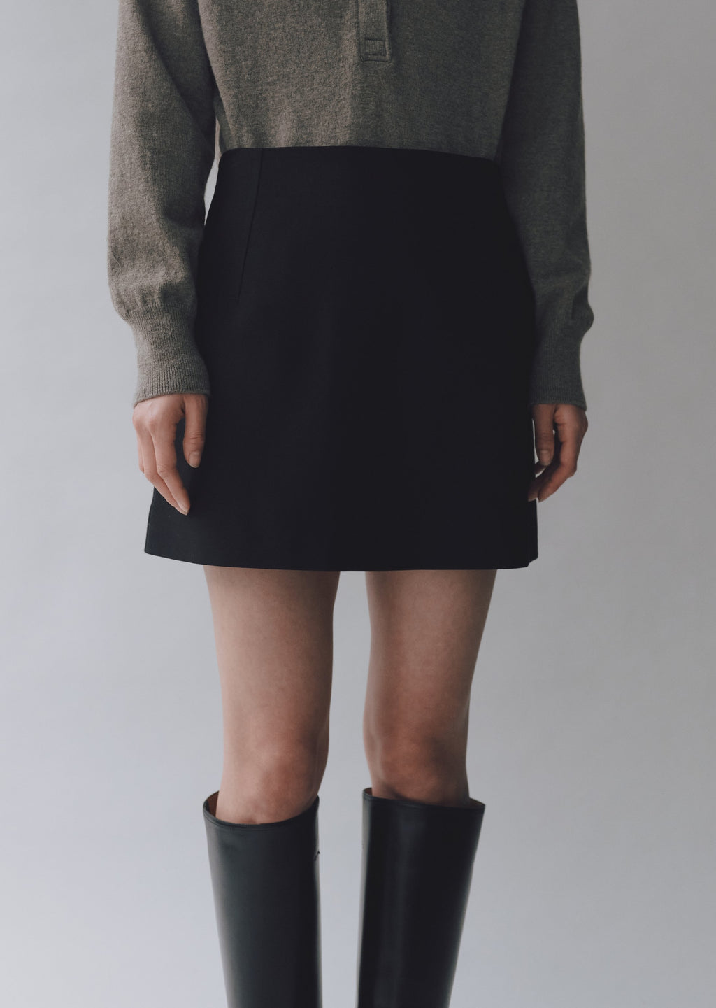 MIJEONG PARK WOOL BLEND SKIRT