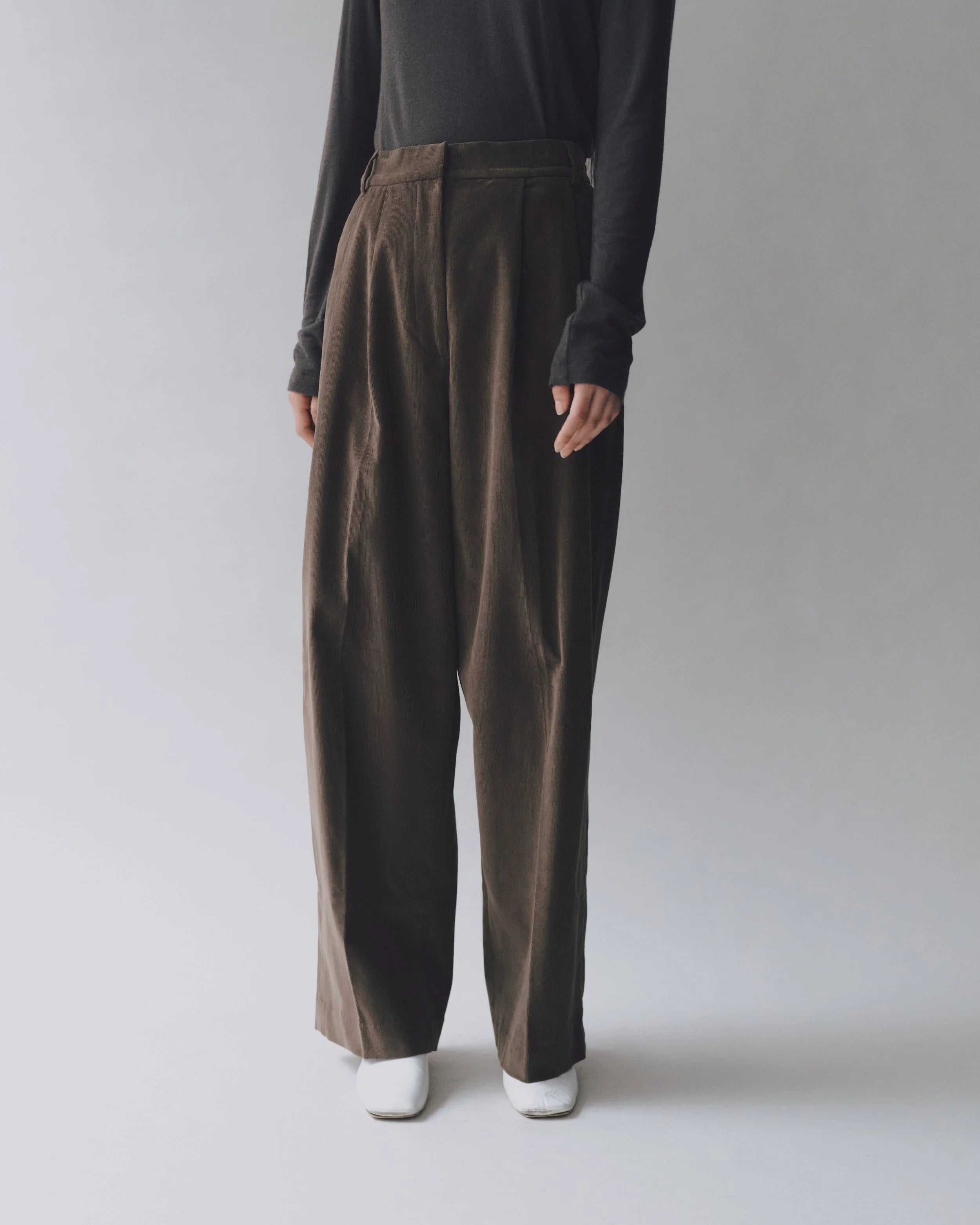 MIJEONG PARK THIN CORDUROY PANTS