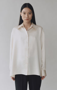 MIJEONG PARK OVERSIZED SATIN SHIRT