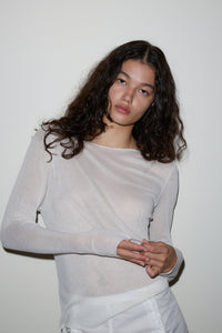 DEIJI STUDIOS KNIT LONG SLEEVE IN OFF WHITE