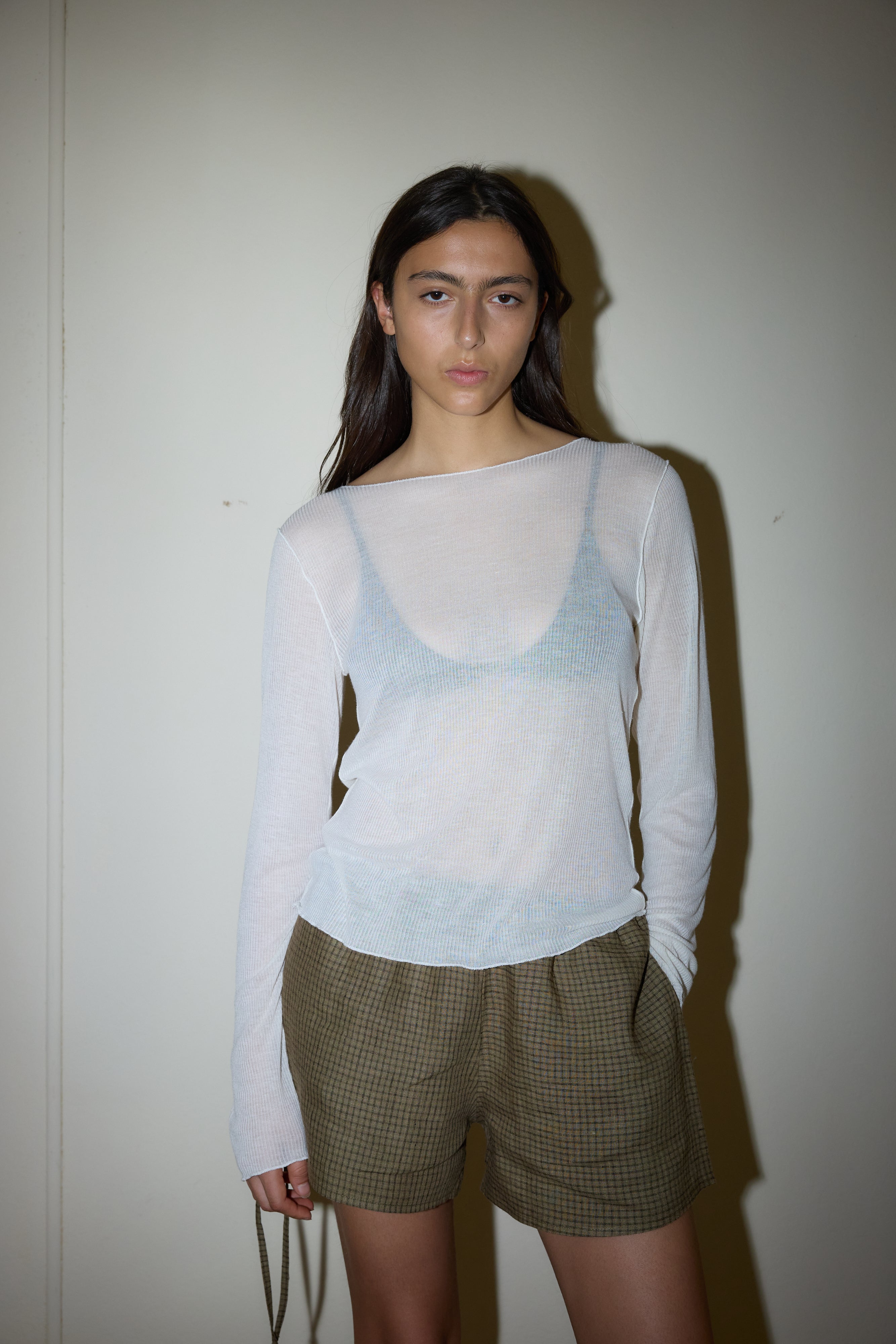 DEIJI STUDIOS KNIT LONG SLEEVE IN OFF WHITE