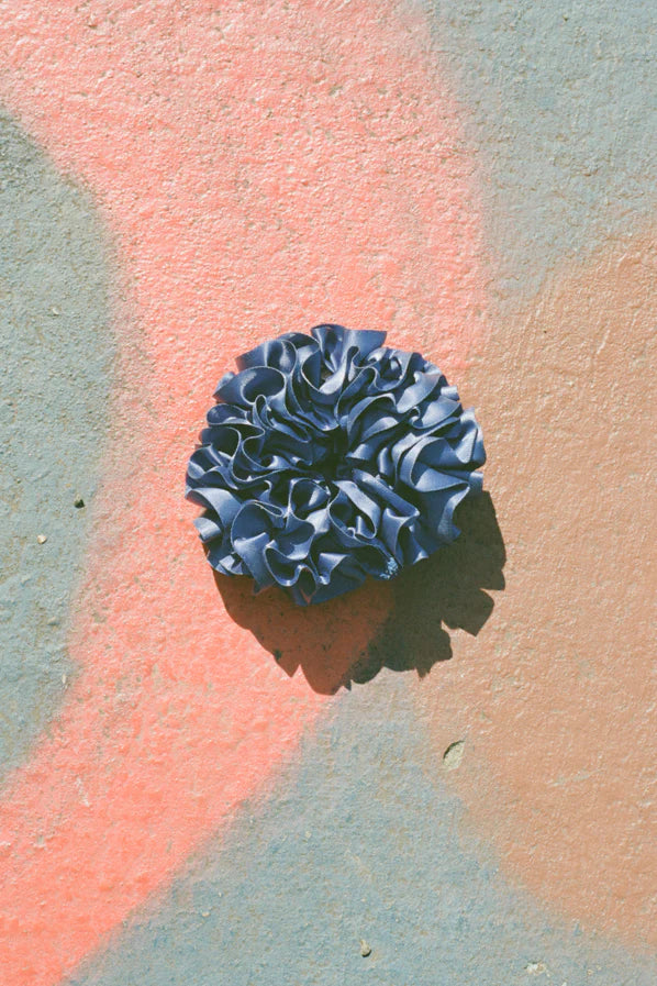 MARYAM NASSIR ZADEH CARNATION SCRUNCHIE BLUE