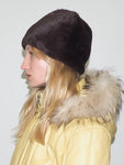 CLYDE FAUX FUR TOQUE IN MINK