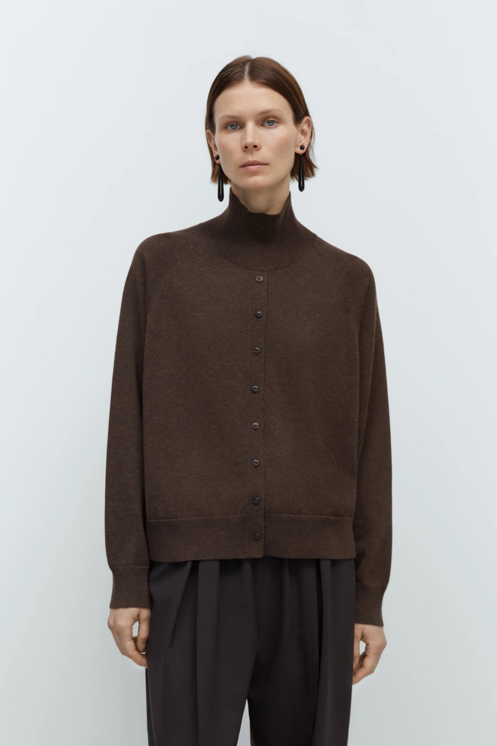 CORDERA MERINO WOOL BUTTONED SWEATER