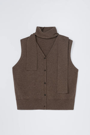 CORDERA MERINO WOOL LACE WAISTCOAT