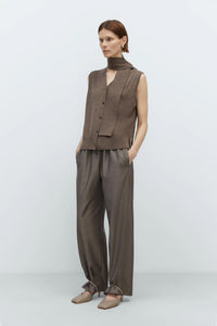CORDERA MERINO WOOL LACE WAISTCOAT