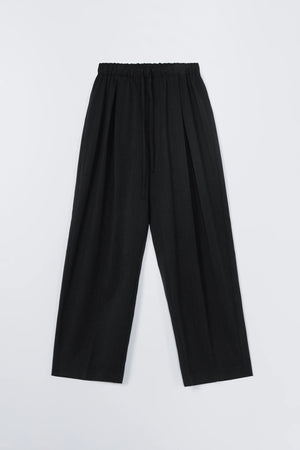 CORDERA PLEATED RELAXED PANTS ANTHRACITE
