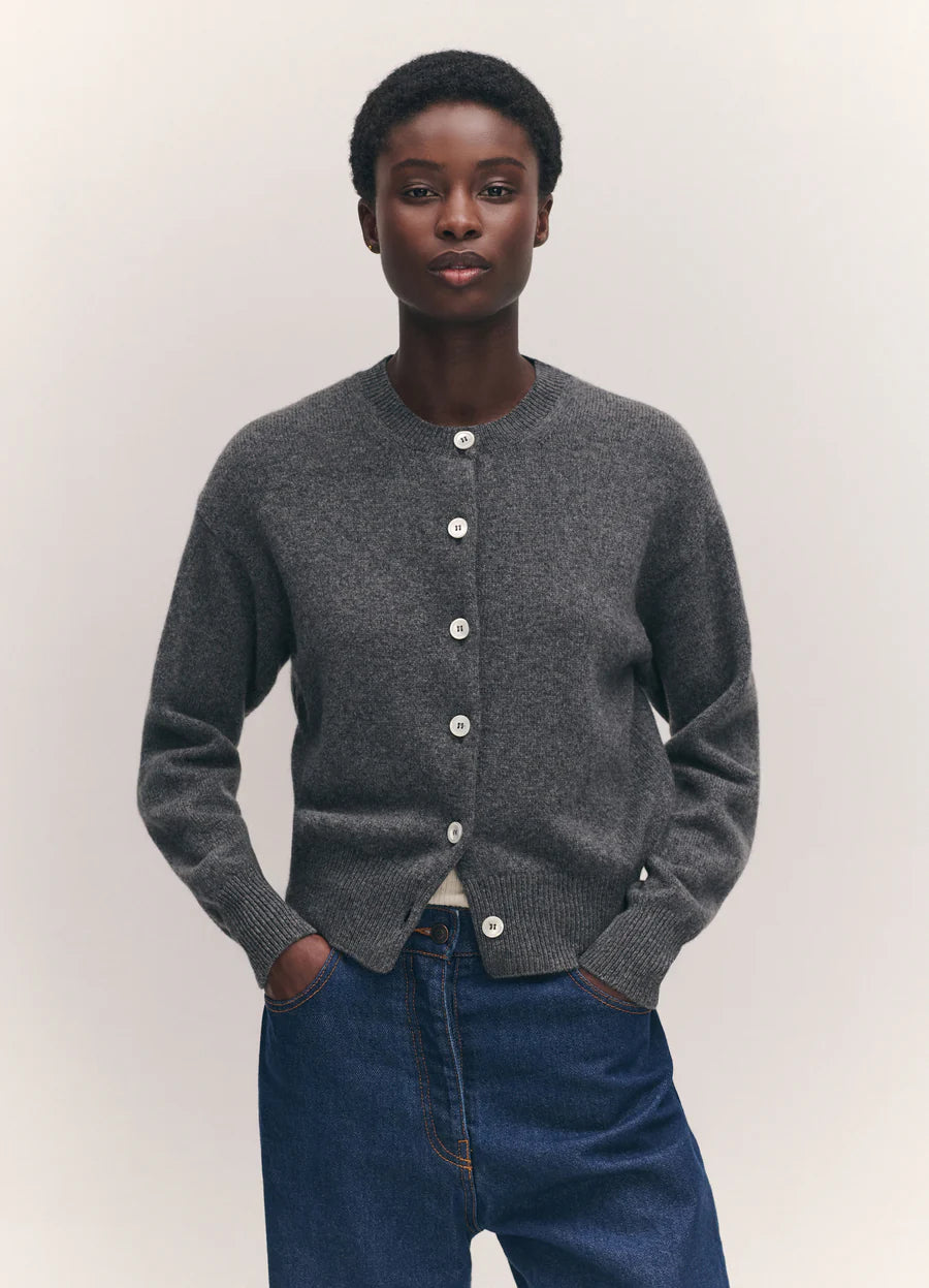 &DAUGHTER ADA CARDIGAN GREY