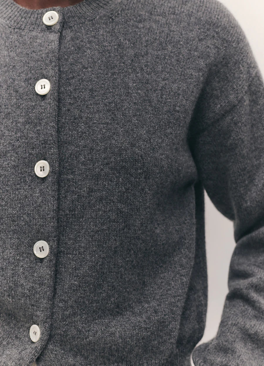 &DAUGHTER ADA CARDIGAN GREY