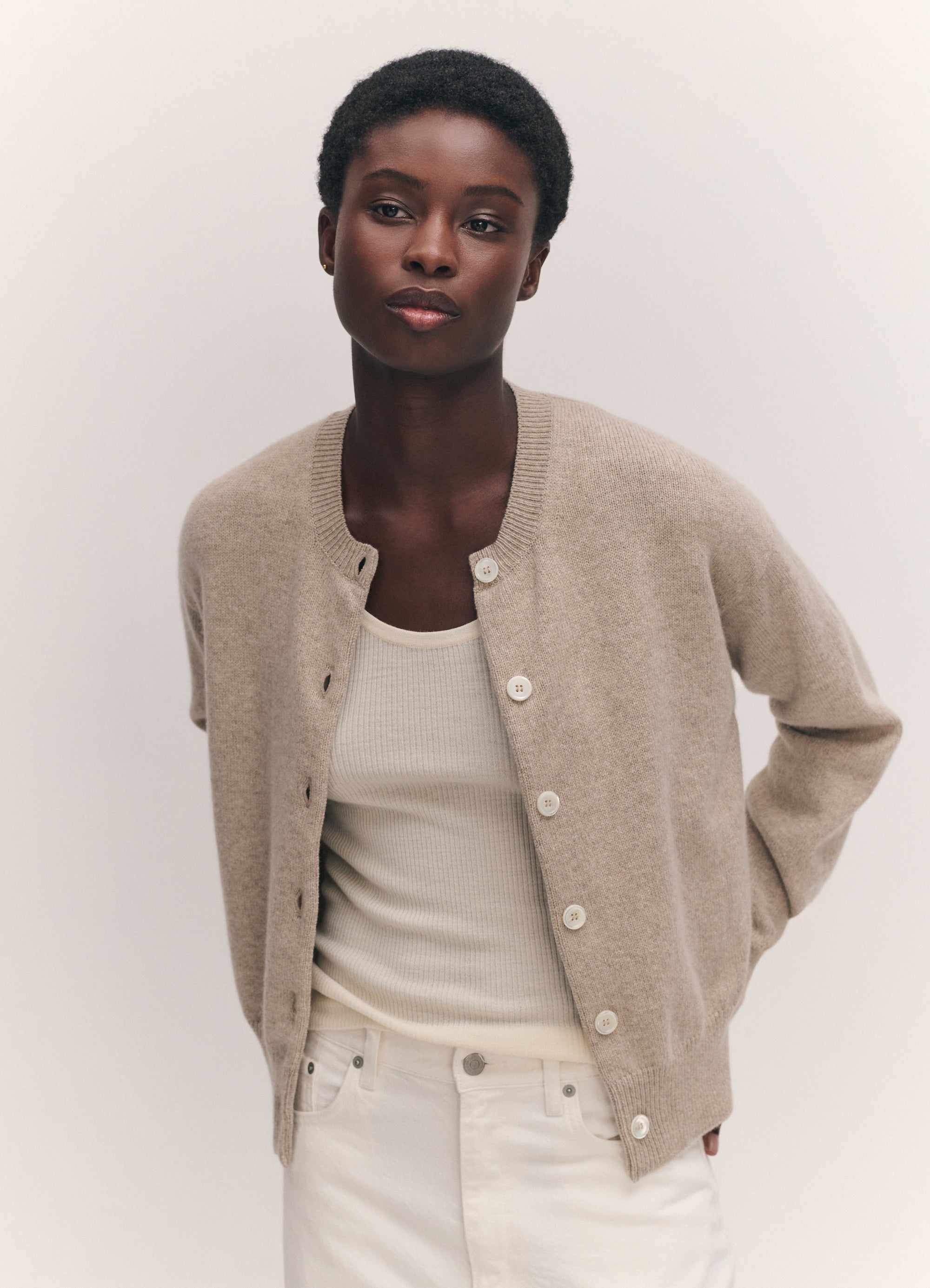 &DAUGHTER ADA CARDIGAN IN OAT