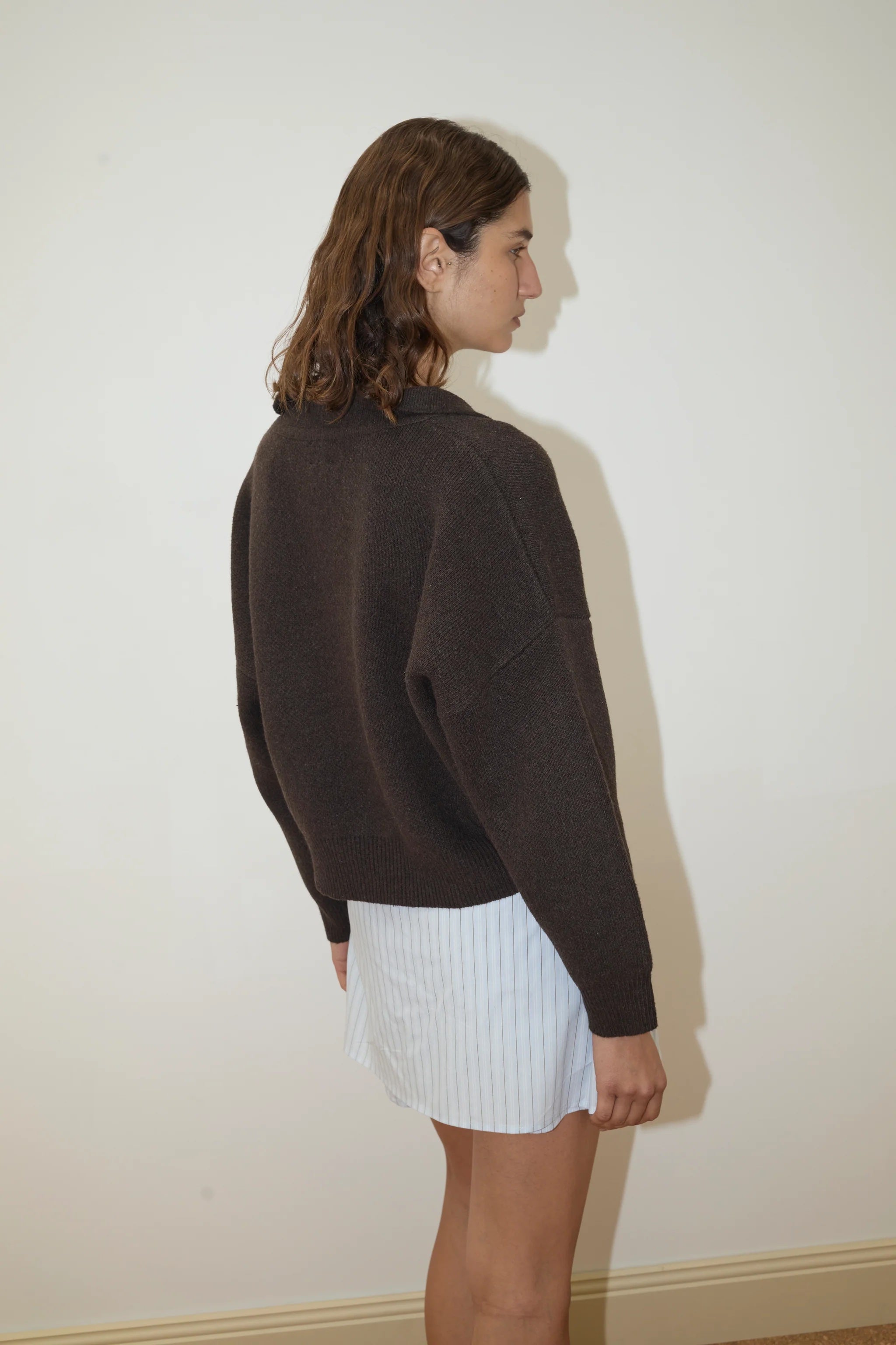 DEIJI STUDIOS COLLARED PULLOVER