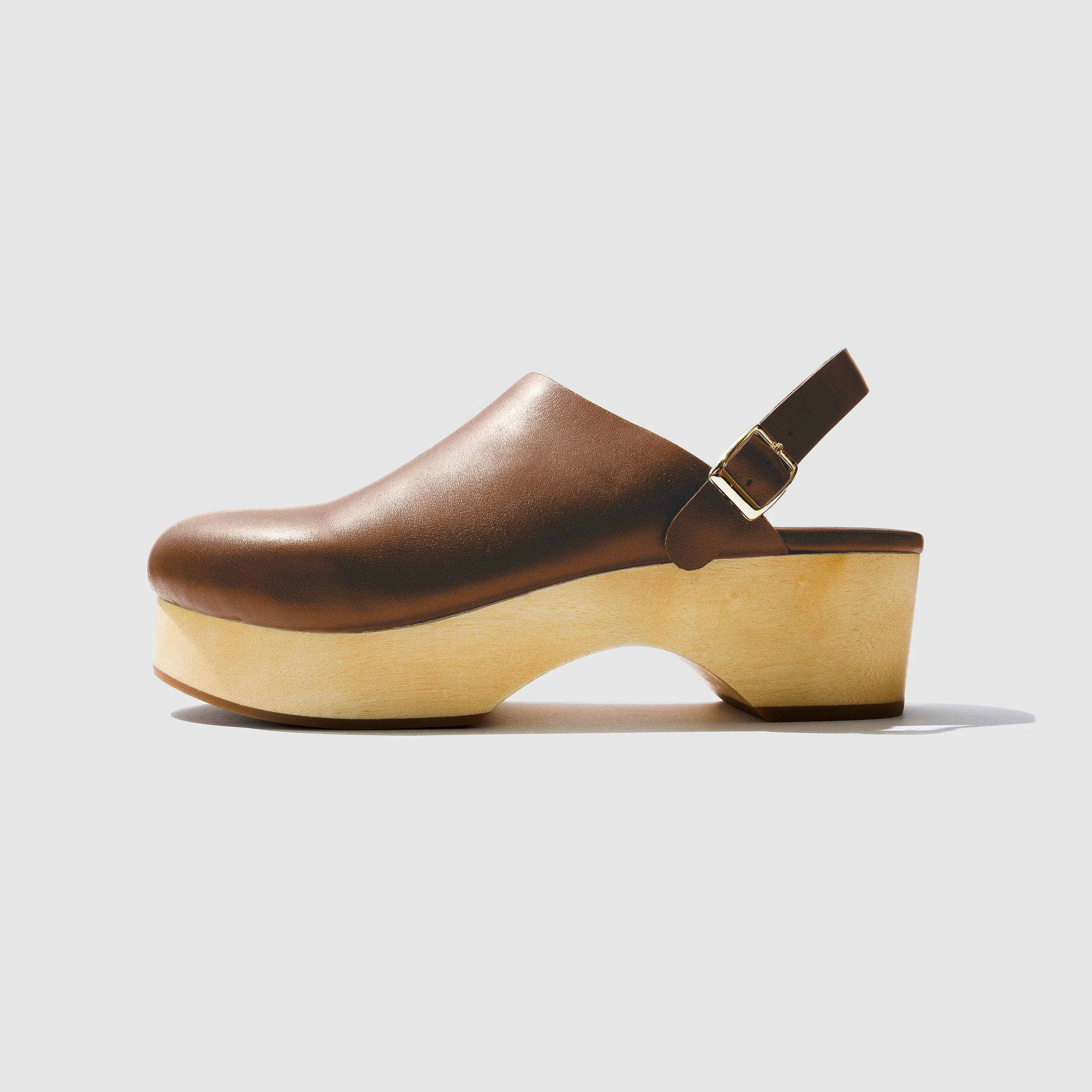BEATRICE VALENZUELA WOODEN CLOG IN CACAO