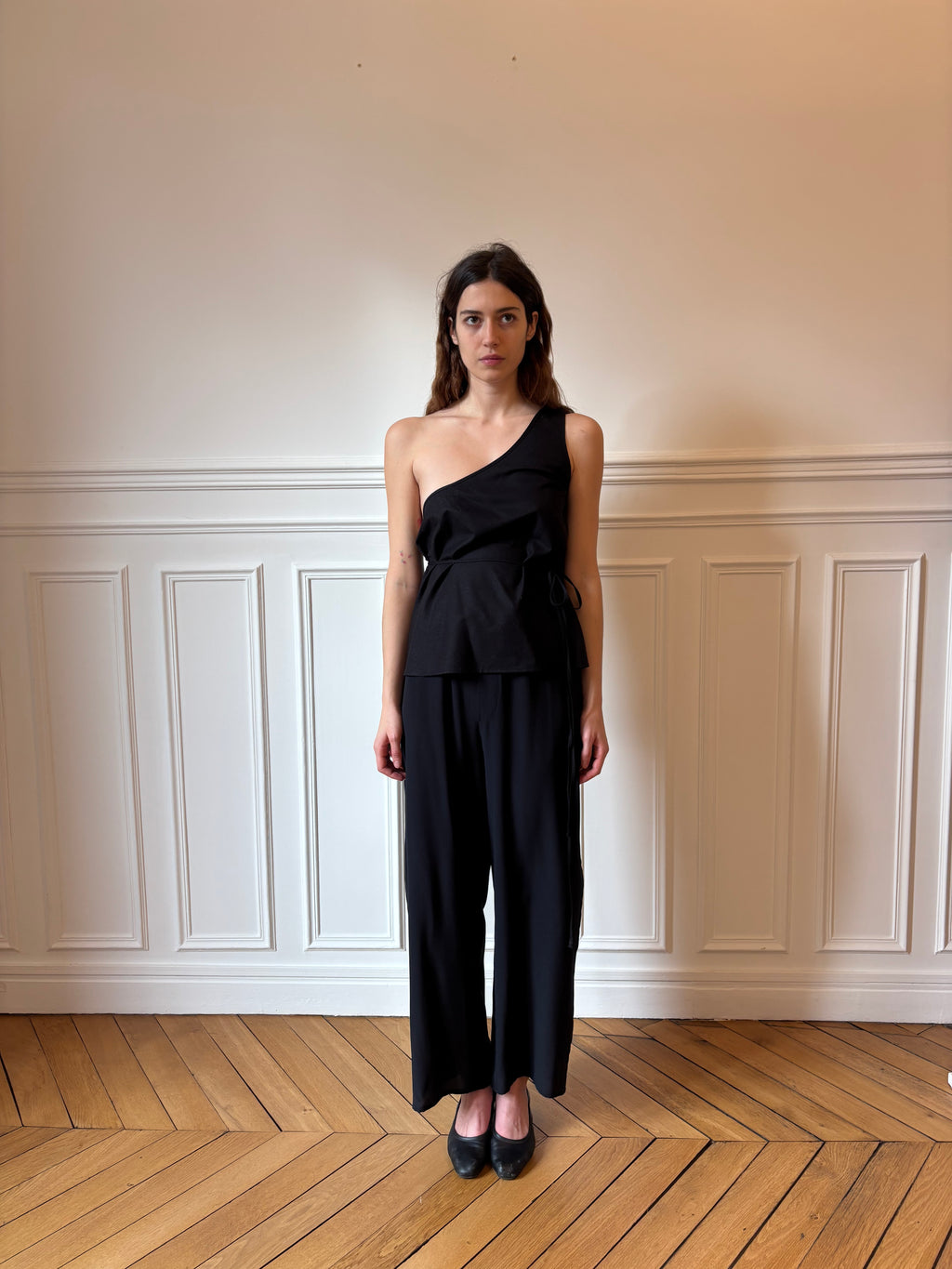 BASERANGE SILK STOA PANTS