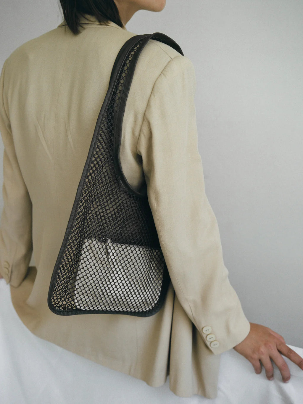 ARE STUDIO FIELD NET BAG BLACK