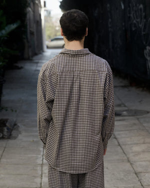 BASERANGE LOOSE OLE SHIRT IN FLANNEL