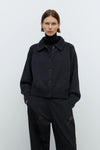 CORDERA MERINO WOOL COLLAR CARDIGAN