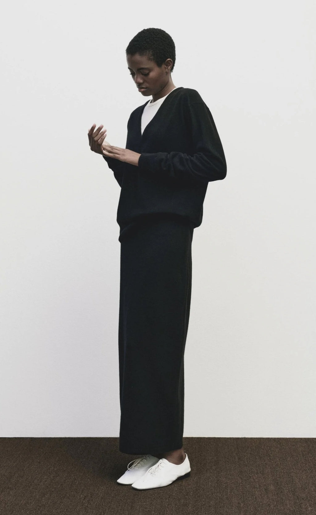 MIJEONG PARK CASHMERE BLEND KNIT SKIRT