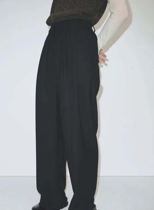 MIJEONG PARK PLEAT FRONT WIDE LEG PANT