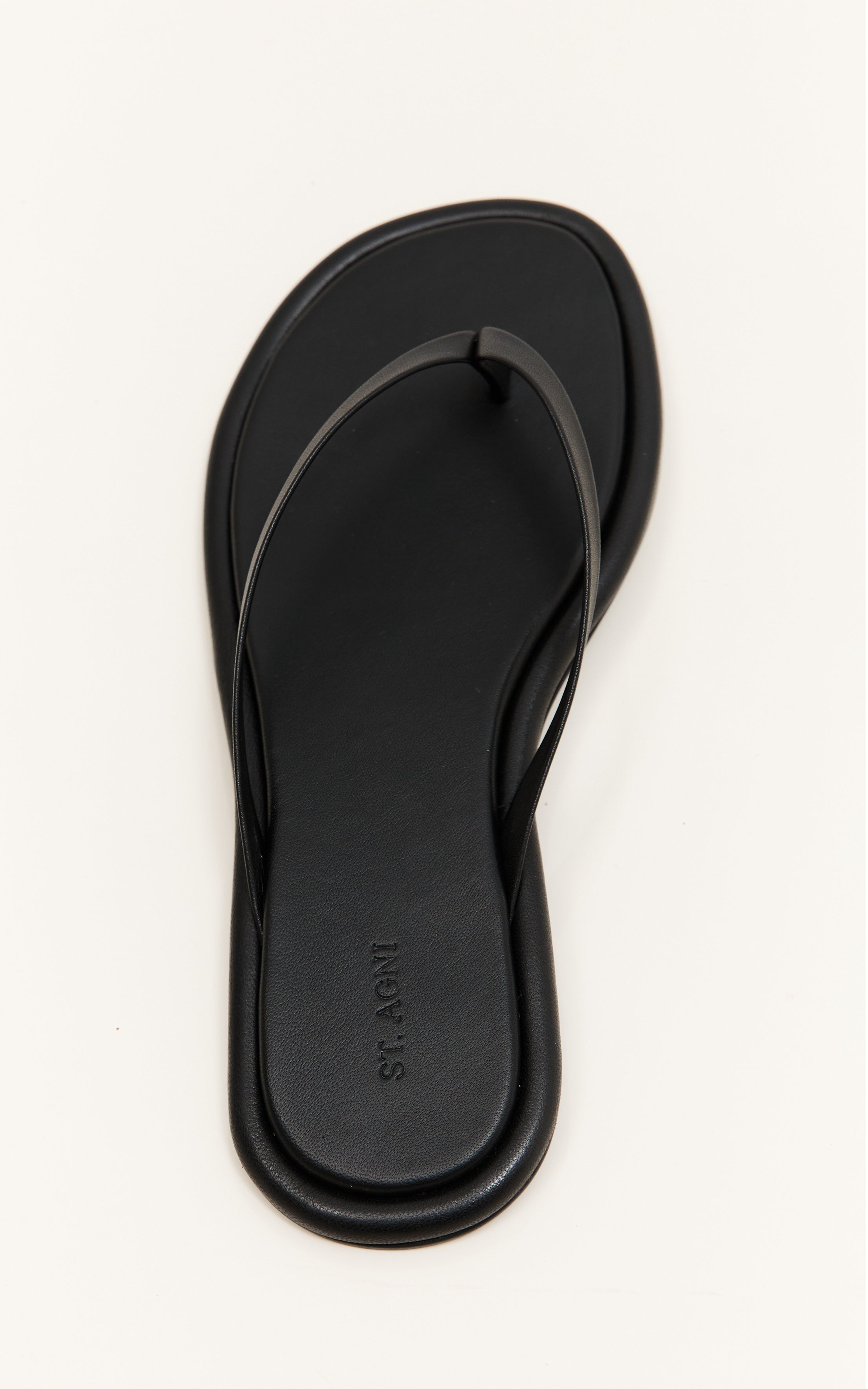 ST. AGNI FLIP FLOP IN BLACK