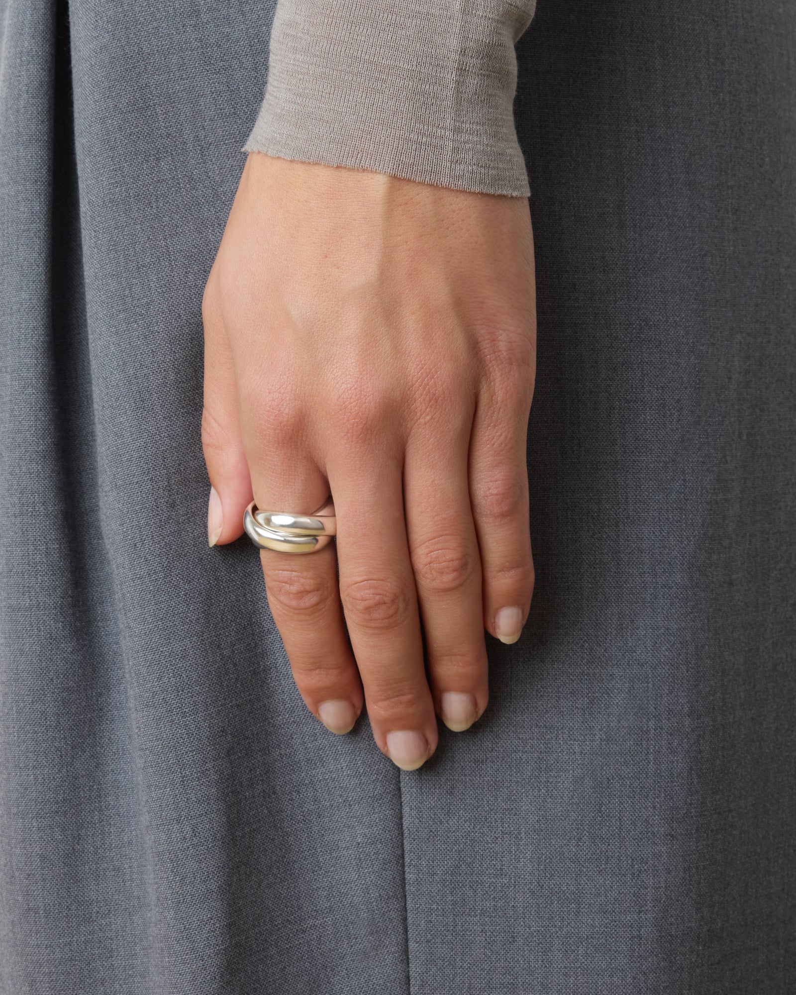 LIÉ STUDIO SOPHIE RING IN SILVER