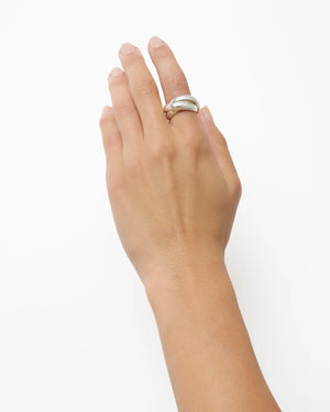 LIÉ STUDIO SOPHIE RING IN SILVER