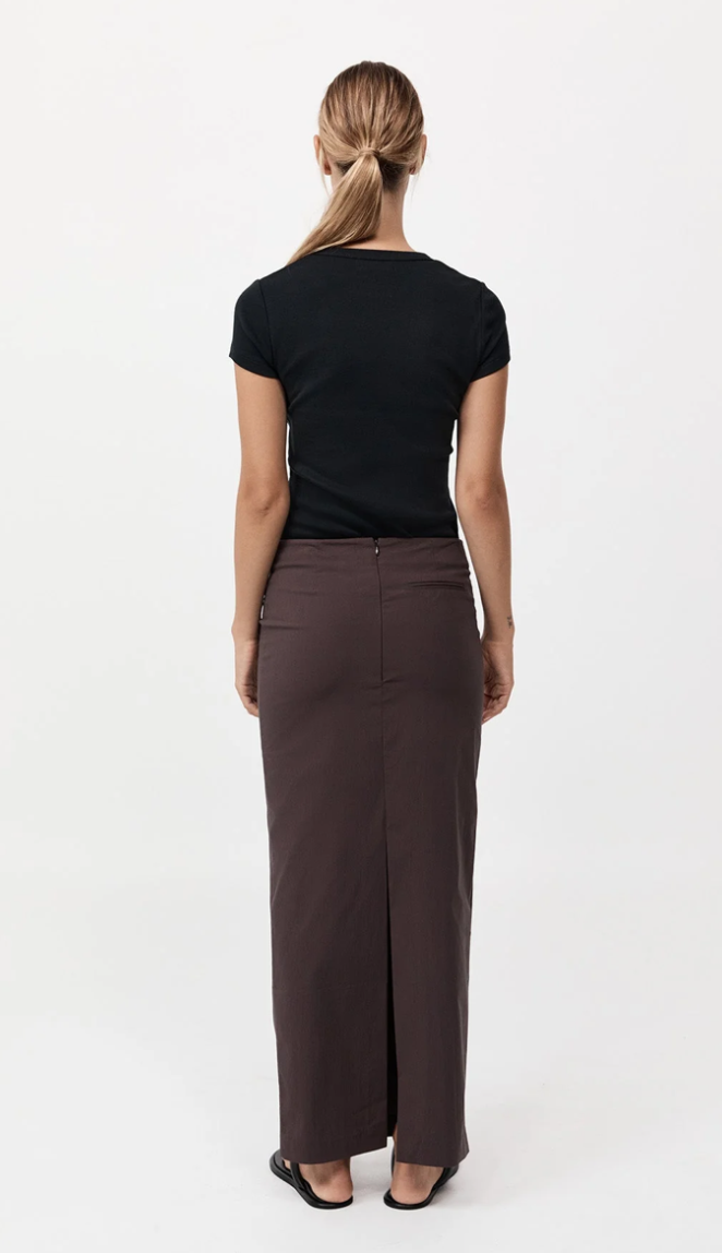 ST. AGNI MINIMAL COLUMN SKIRT