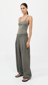 ST. AGNI ADJUSTABLE PANTS IN SMOKEY OLIVE