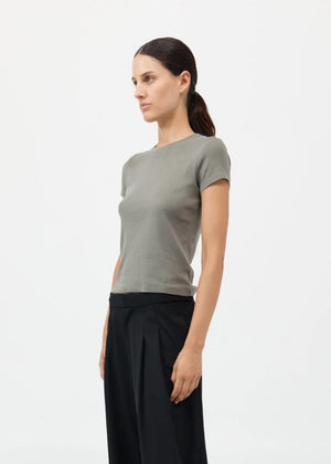 ST. AGNI TEE IN SMOKEY OLIVE