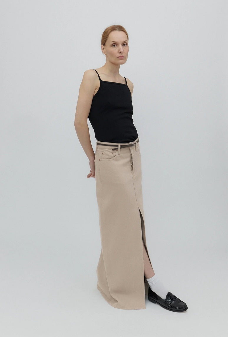 STILL HERE NEW YORK LIMA SKIRT IN KHAKI