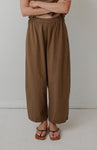 WOL HIDE WIDE TROUSER IN SEPIA