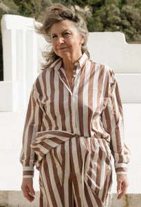 BASERANGE LOOSE OLE STRIPE SHIRT