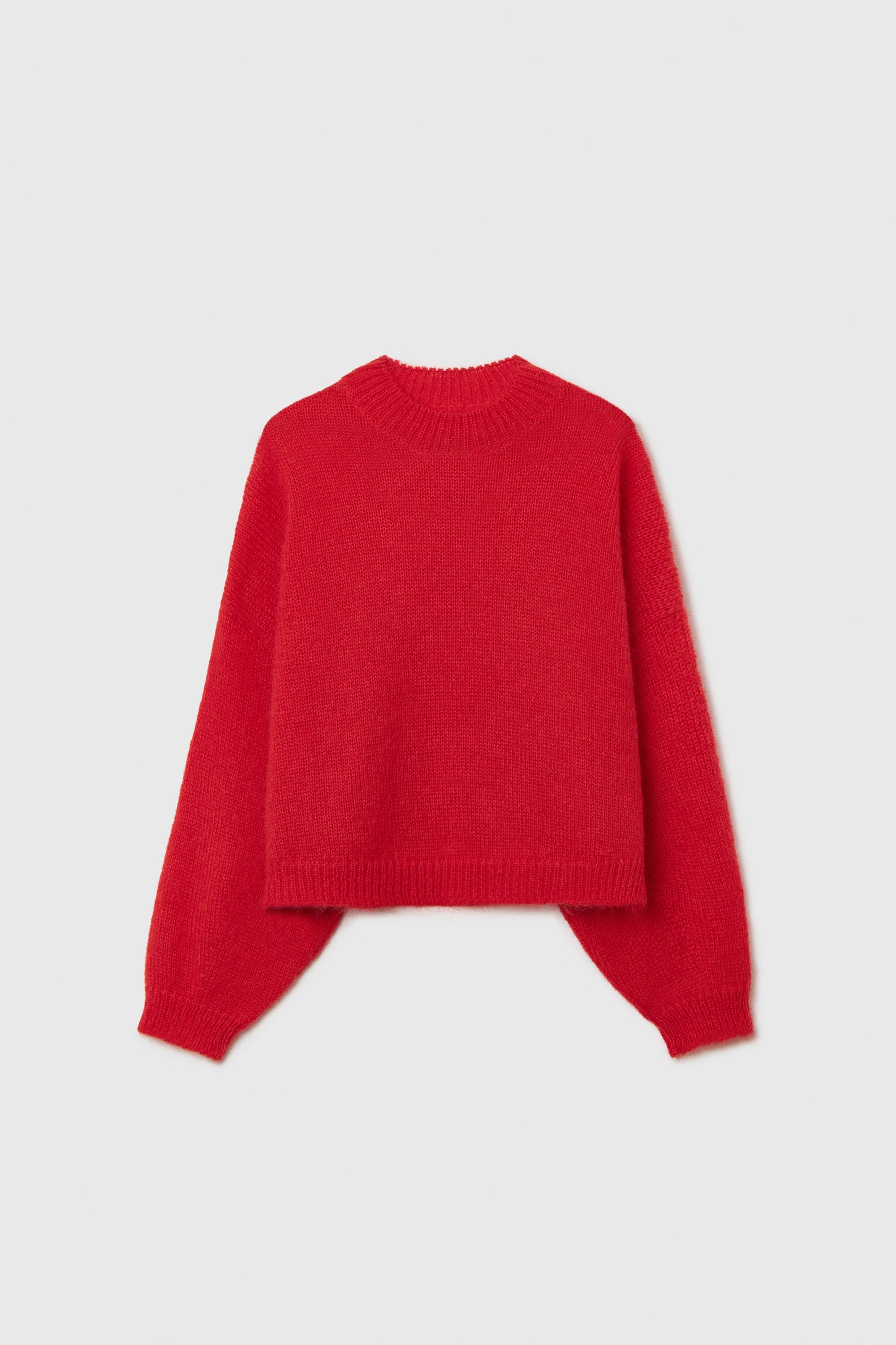 CORDERA MOHAIR SWEATER IN RED