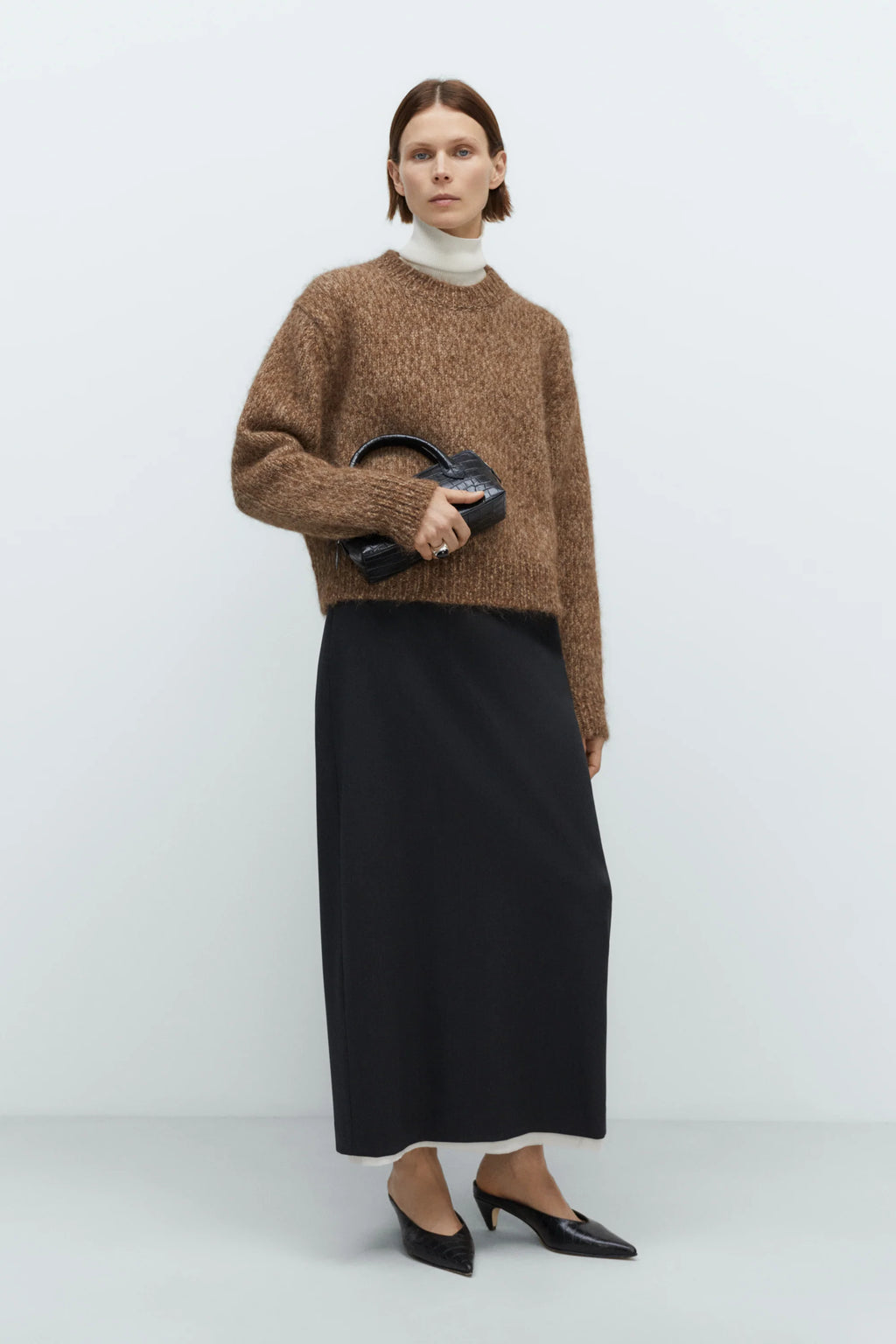 CORDERA CHUNKY SWEATER BROWN