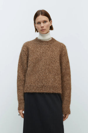 CORDERA CHUNKY SWEATER BROWN
