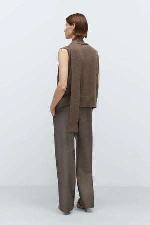 CORDERA MERINO WOOL LACE WAISTCOAT