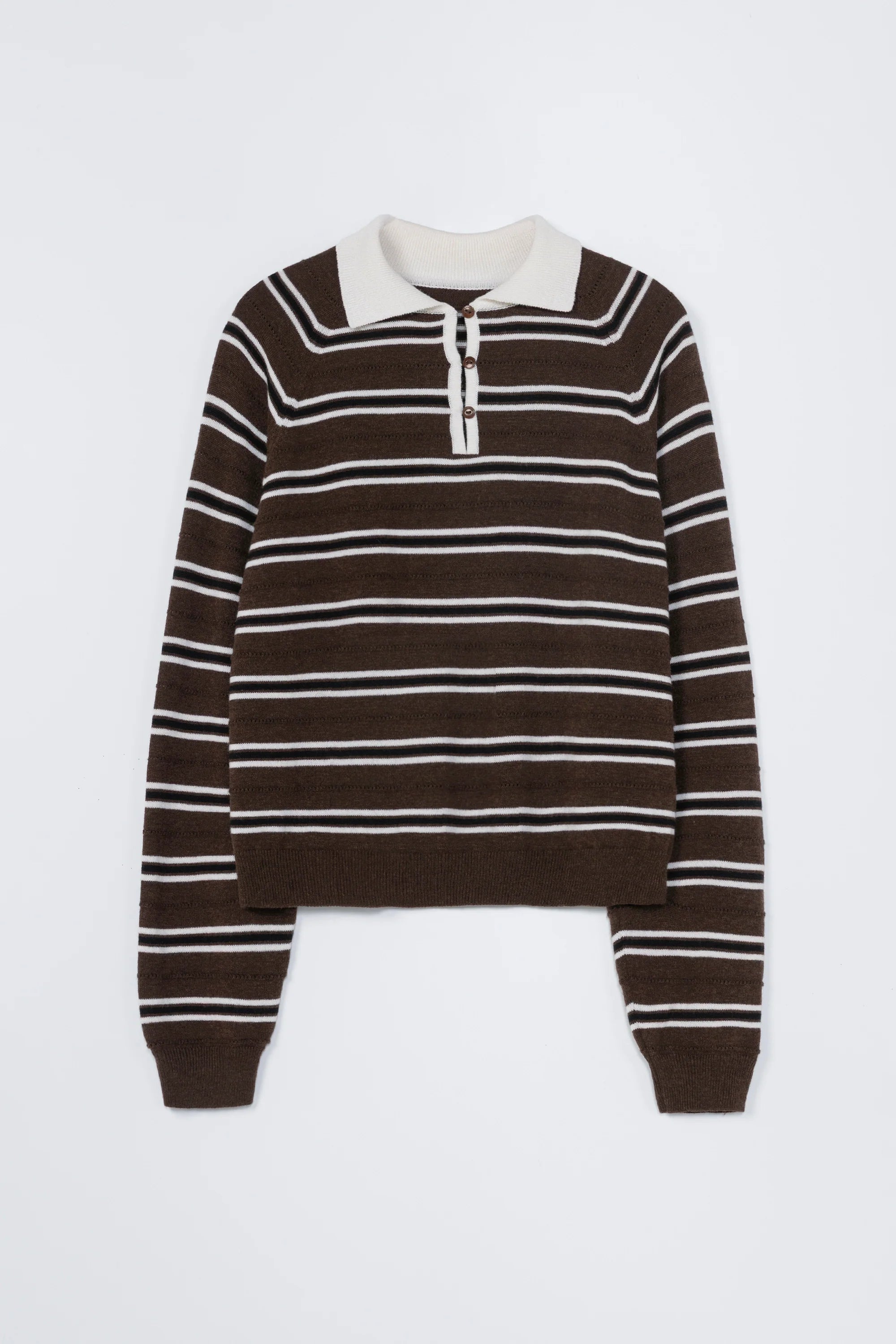 CORDERA MERINO WOOL STRIPED POLO