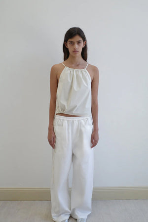 DEIJI STUDIO SIMPLE TOP BUTTER WHITE
