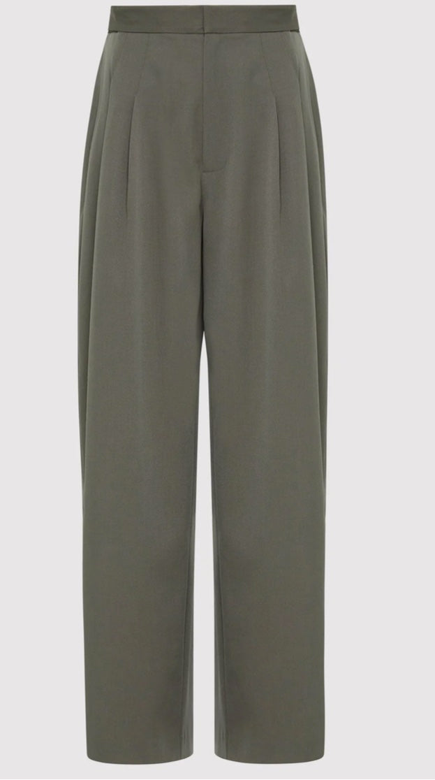 ST. AGNI ADJUSTABLE PANTS IN SMOKEY OLIVE