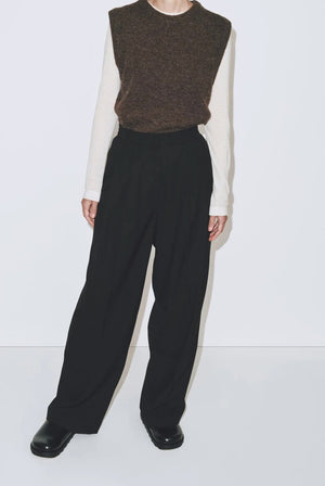 MIJEONG PARK PLEAT FRONT WIDE LEG PANT
