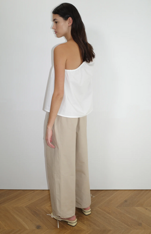 DEIJI STUDIOS RUCHED STRAP TOP