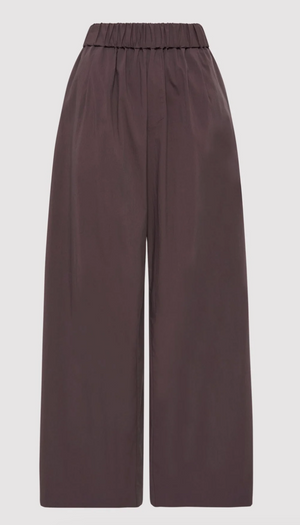 ST. AGNI RELAXED PANTS IN CHOCOLATE PLUM