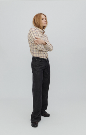 STILL HERE NEW YORK COOL JEAN IN WASHED BLACK