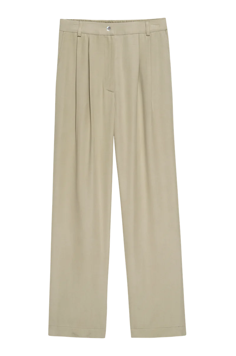 DONNI PLEATED TROUSER IN LYCHEE